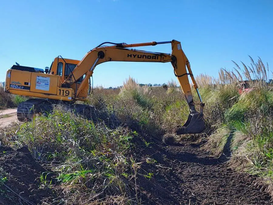 El Gobierno de Santa Fe refuerza la prevención de inundaciones en General López