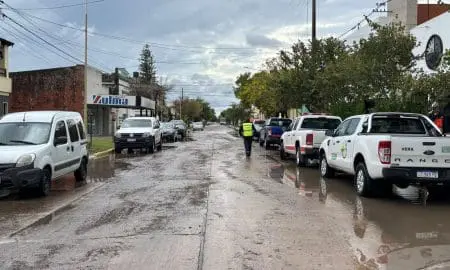 Vera: Trabajo previo del Gobierno Provincial y el Municipio permitió el rápido escurrimiento de agua