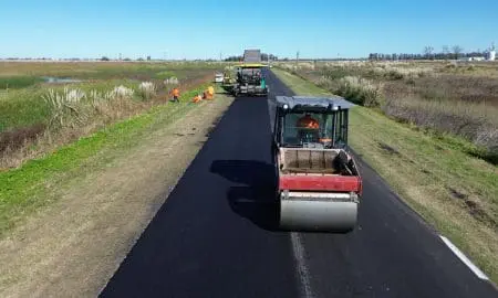 Provincia recupera y repavimenta la Ruta 90 desde Villa Constitución hasta Chapuy