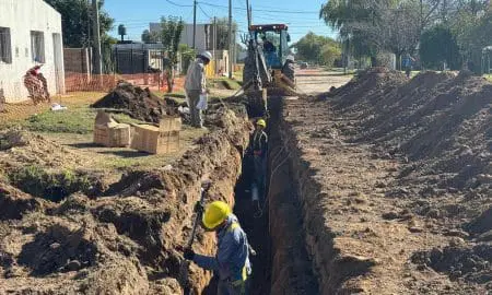 Venado Tuerto: Avanza a buen ritmo la ampliación de redes cloacales