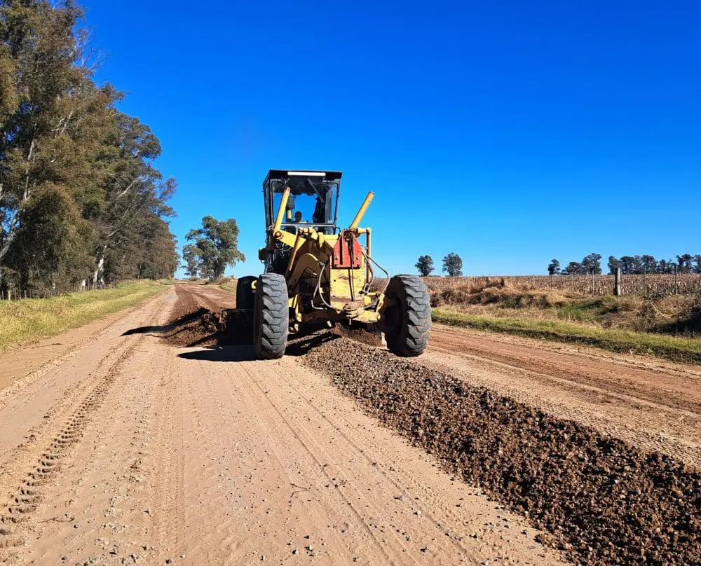 Villa Cañás: Se inició la tercera y última etapa del Programa Caminos Productivos en la Ruta 7s