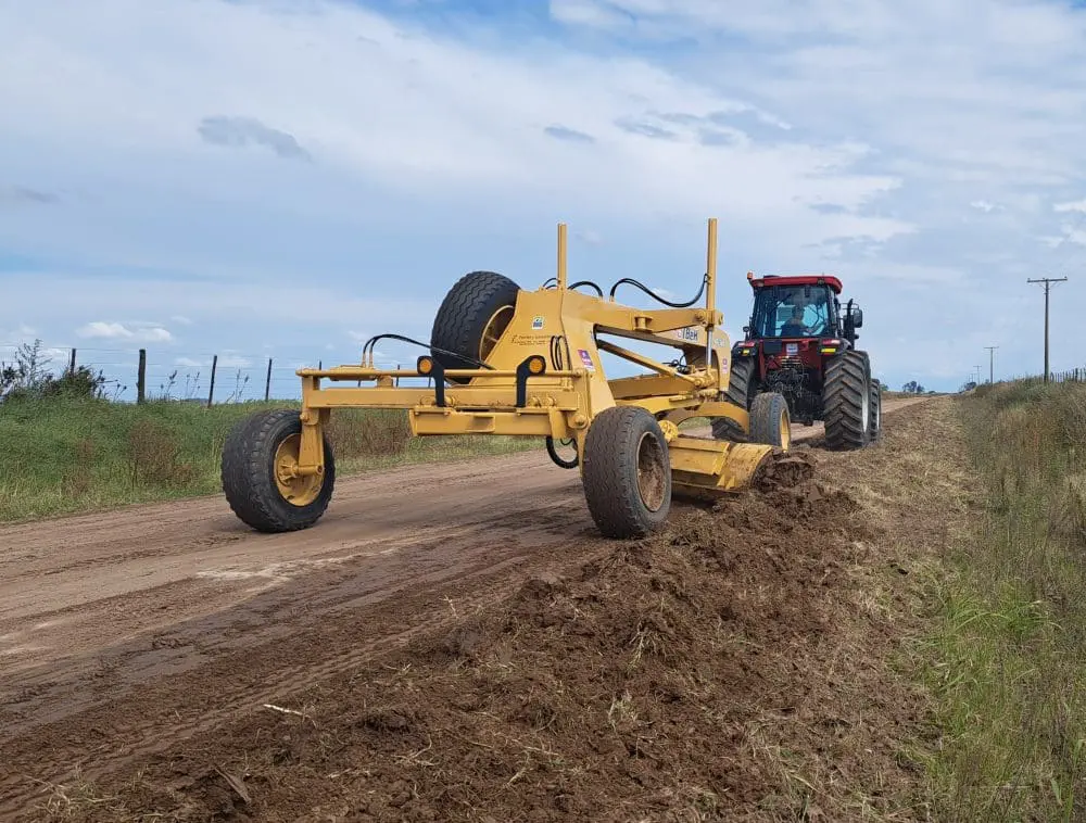 Villa Cañás: Se inició la tercera y última etapa del Programa Caminos Productivos en la Ruta 7s