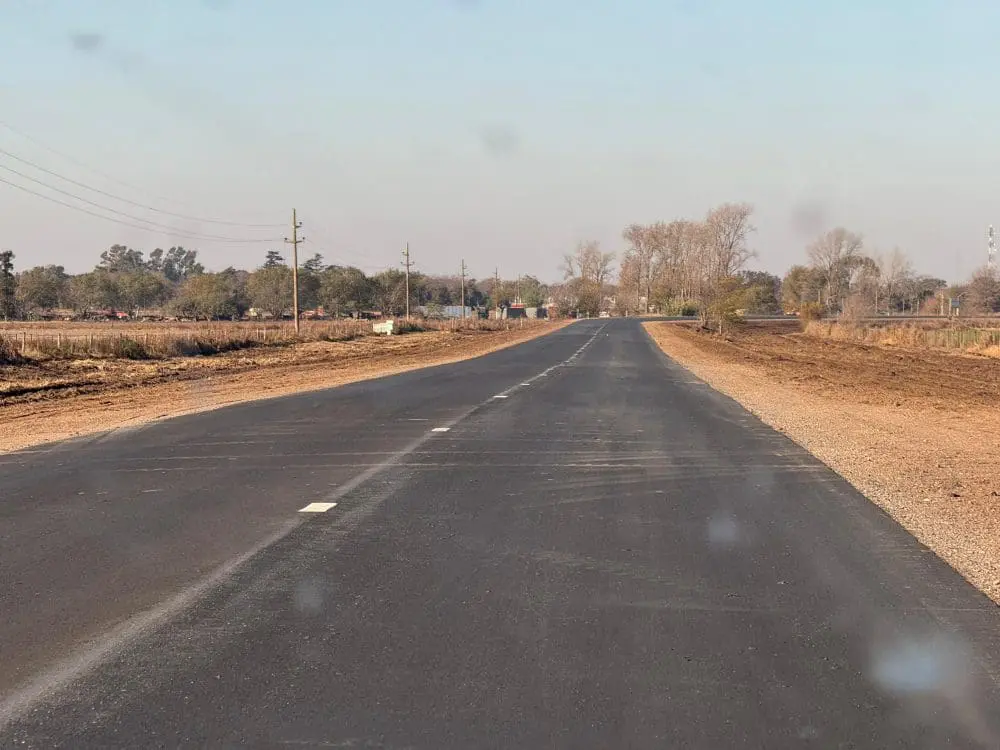 Importante avance de la repavimentación de la Ruta Provincial 14 Importante avance de la repavimentación de la Ruta Provincial 14