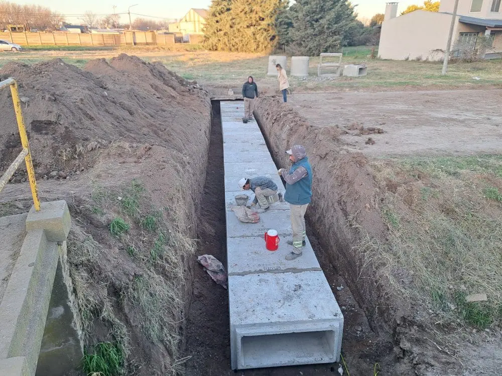 Villa Cañás refuerza su infraestructura con obras hidráulicas y viales Villa Cañás refuerza su infraestructura con obras hidráulicas y viales