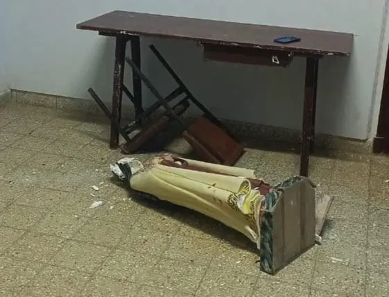 Santa Isabel: Destrozos en la Iglesia, hay un detenido