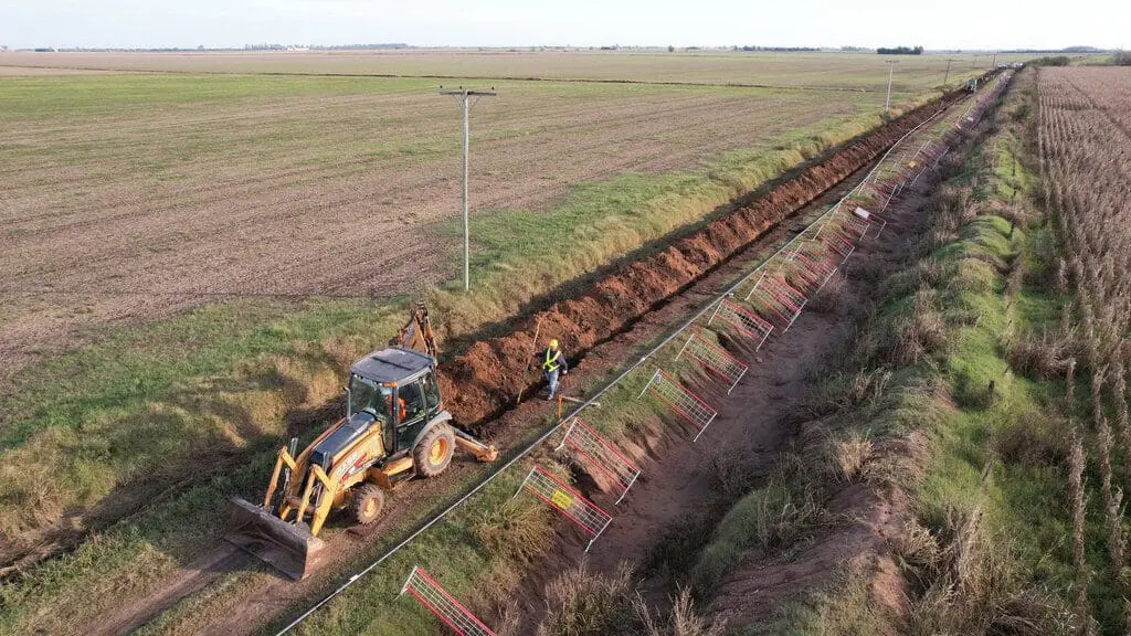 El gas natural avanza: Esta por habilitarse una etapa del Gasoducto Regional Sur