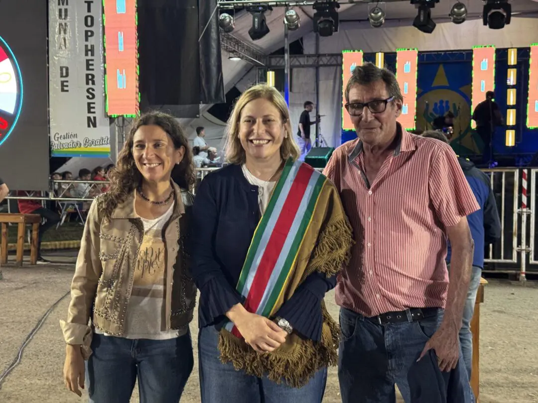 Christophersen: Se anunció la construcción del predio para la Fiesta Provincial del Poncho Santafesino