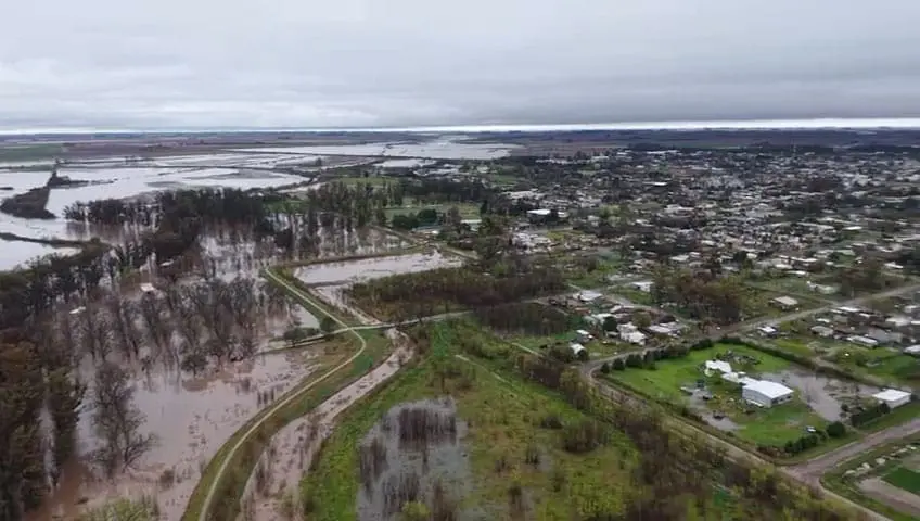 María Teresa: Emergencia por anegamientos tras más de 200 milímetros en 24 horas