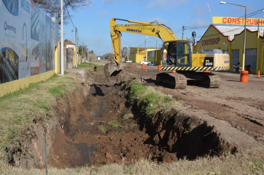 Venado Tuerto: Importante avance en el Plan Director de desagües con el inicio del emisario Dimmer