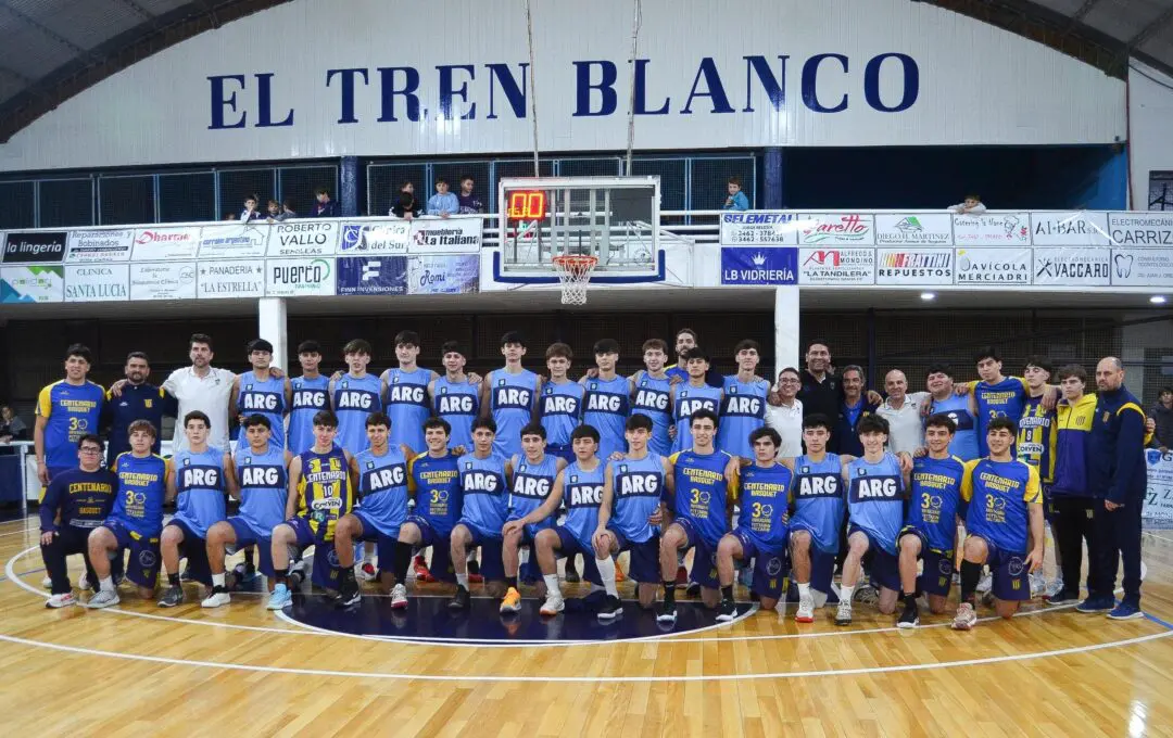 Villa Cañás: La Preselección Argentina de Básquet U17 entrenó en Sportsman y disputó un amistoso