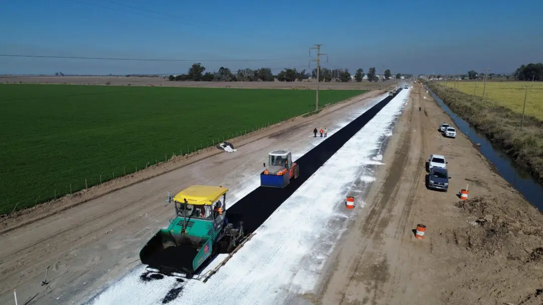 Venado Tuerto: Comenzó la pavimentación en la futura circunvalación Venado Tuerto: Comenzó la pavimentación en la futura circunvalación