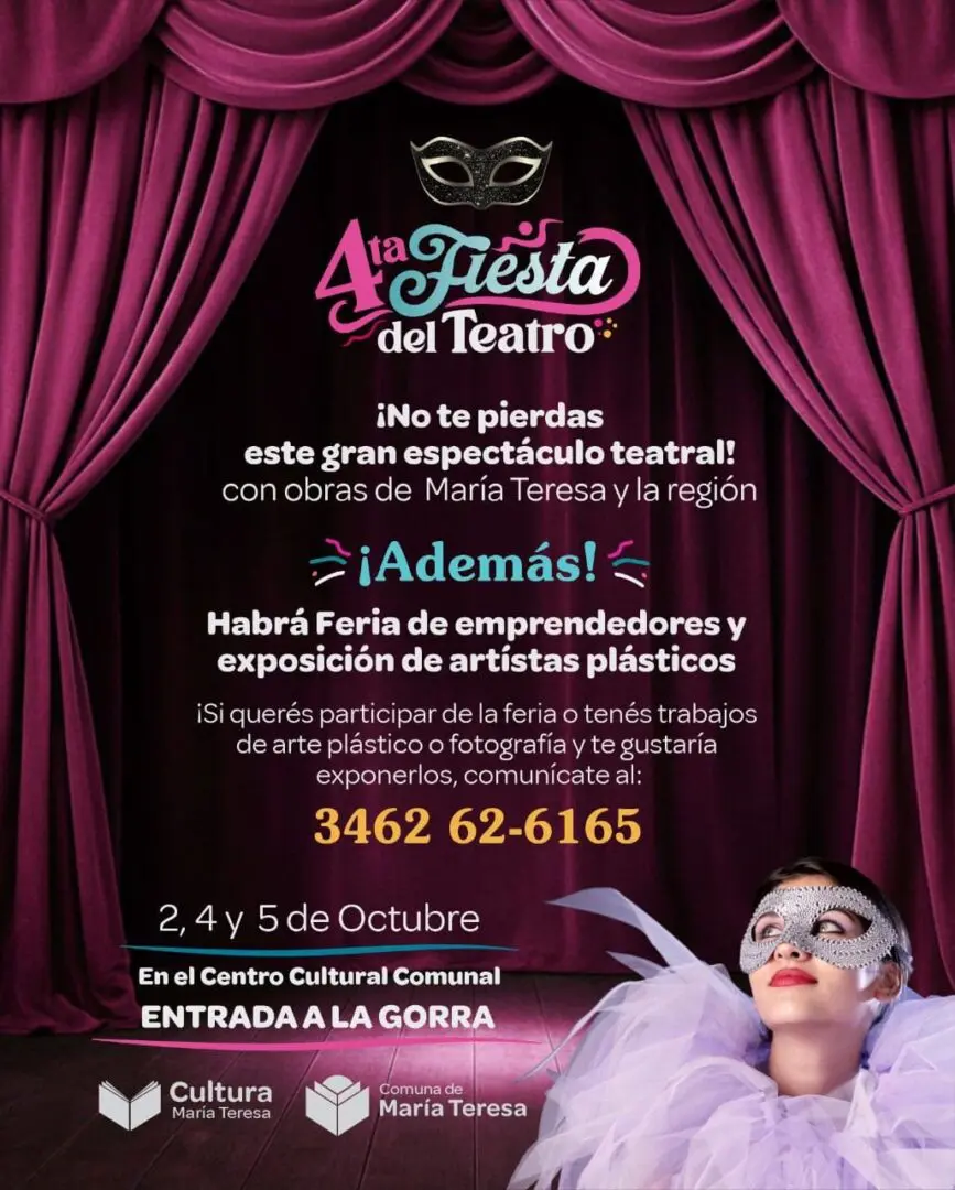 María Teresa recibirá a la Orquesta Filarmónica de Paraguay en la 4ª Fiesta del Teatro María Teresa recibirá a la Orquesta Filarmónica de Paraguay en la 4ª Fiesta del Teatro