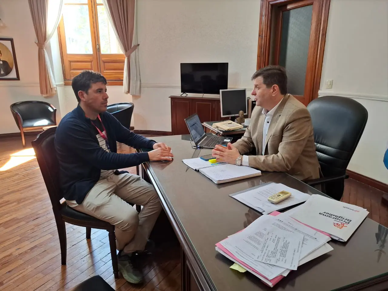 Santa Isabel: Pablo Giorgis gestiona mejoras en agua potable, viviendas y drenajes