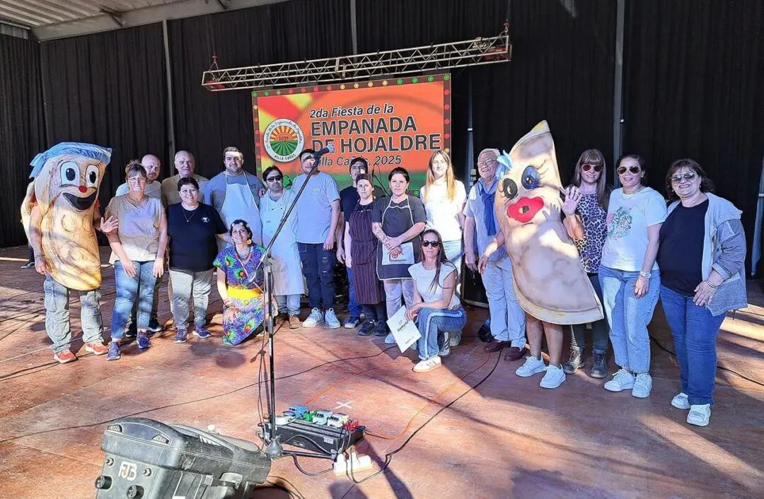 Villa Cañás celebró con éxito la segunda Fiesta de la Empanada de Hojaldre