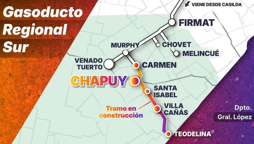 Lisandro Enrico: El gas para Chapuy dejó de ser un sueño, ahora es una realidad