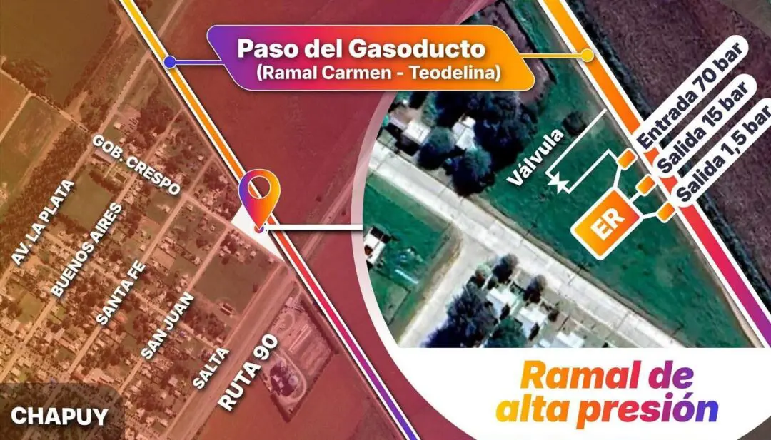 Lisandro Enrico: El gas para Chapuy dejó de ser un sueño, ahora es una realidad