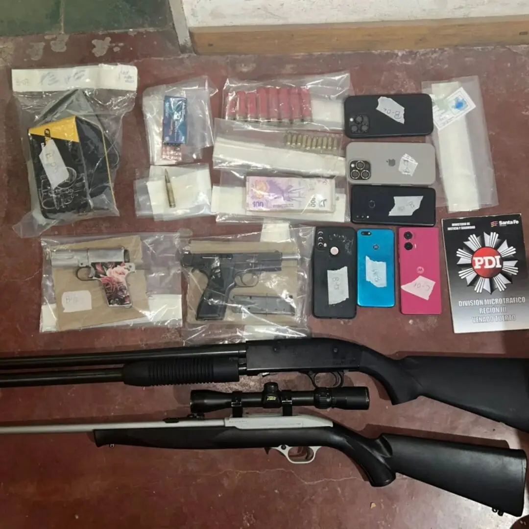 Elortondo: Detuvieron a tres personas y secuestraron estupefacientes en allanamientos por microtráfico