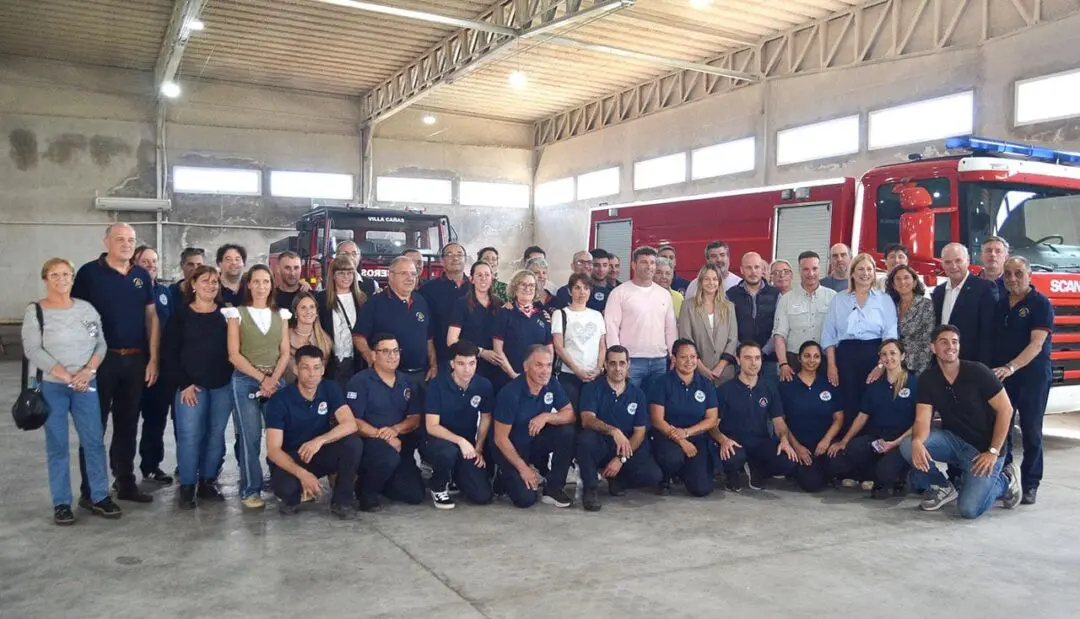 Villa Cañás: Bomberos Voluntarios y Sportsman firmaron el Programa Brigadier para obras Villa Cañás: Bomberos Voluntarios y Sportsman firmaron el Programa Brigadier para obras