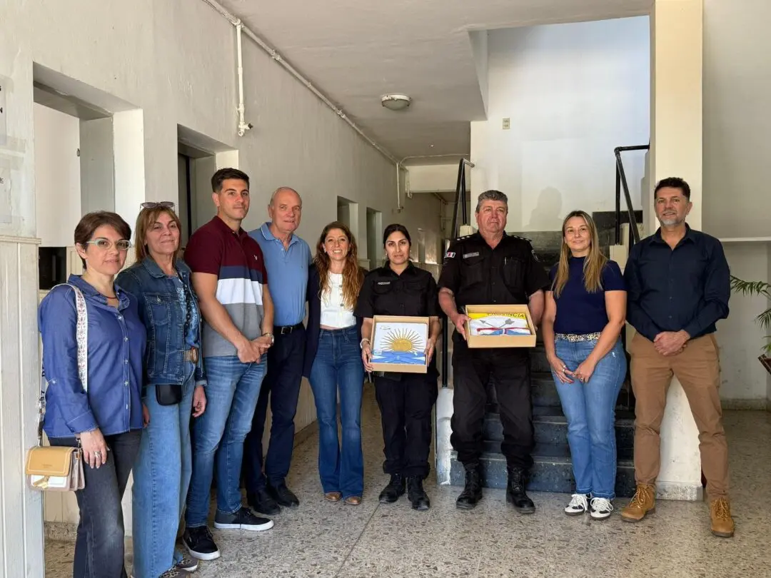 Villa Cañás: Galnares homenajeó a José María Novell y ratificó su compromiso con las instituciones