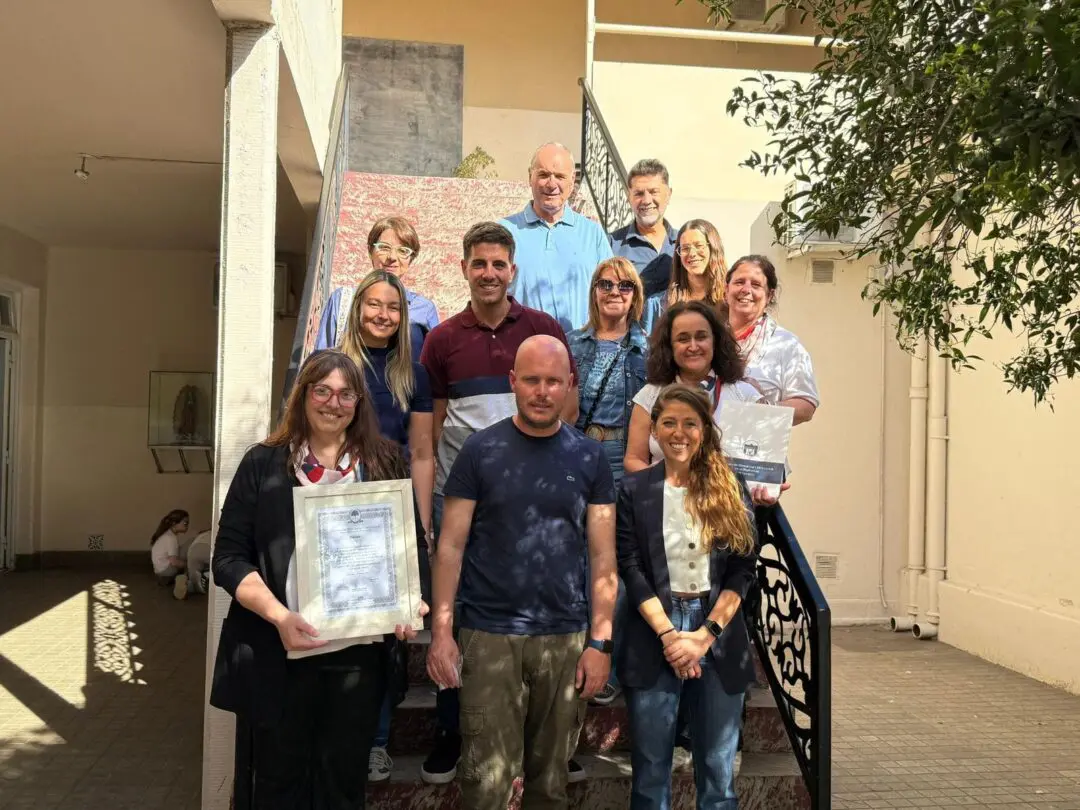 Villa Cañás: Galnares homenajeó a José María Novell y ratificó su compromiso con las instituciones