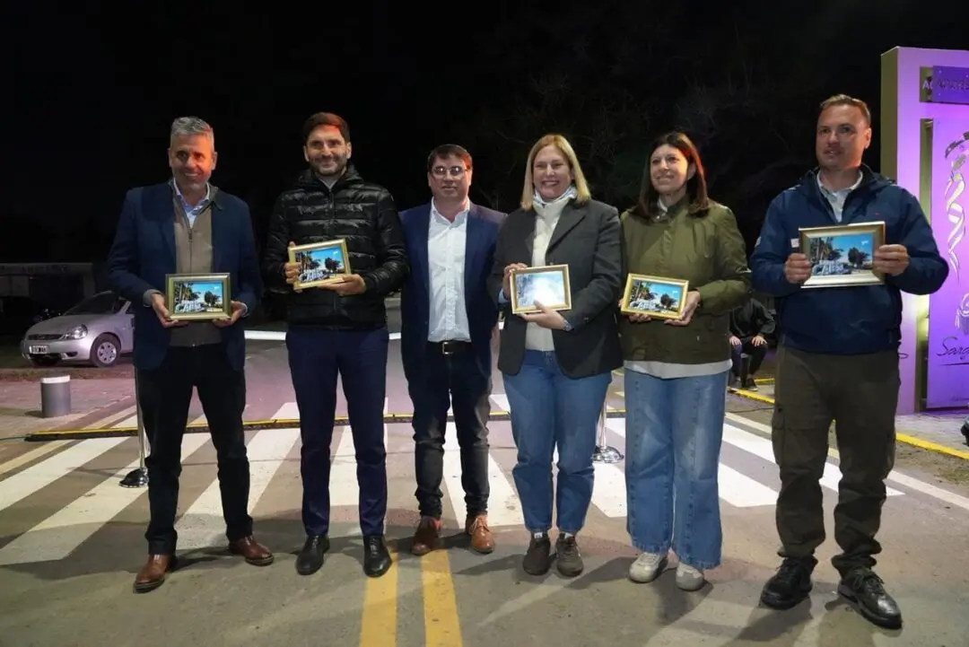 Pullaro y Scaglia inauguraron obras viales en una amplia zona del sur provincial