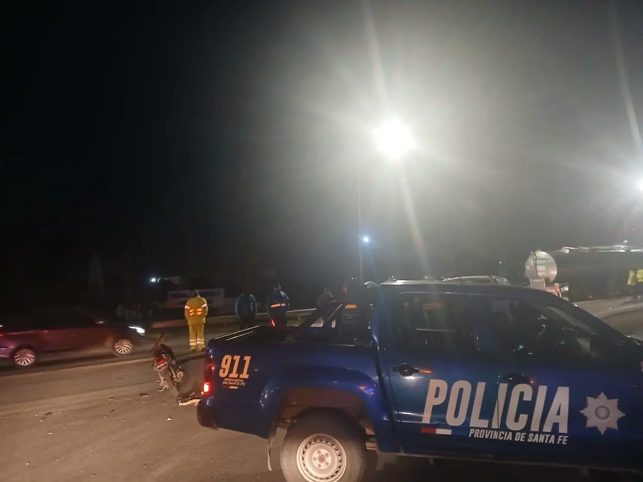 Venado Tuerto: Un motociclista perdió la vida tras chocar con un camión