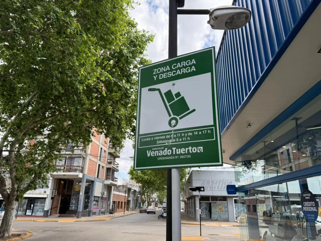 Venado Tuerto: Entra en vigencia el nuevo esquema de carga y descarga en la zona céntrica