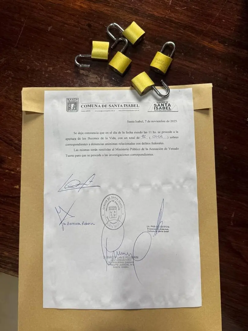 Santa Isabel sumó 12 denuncias anónimas en los Buzones de la Vida