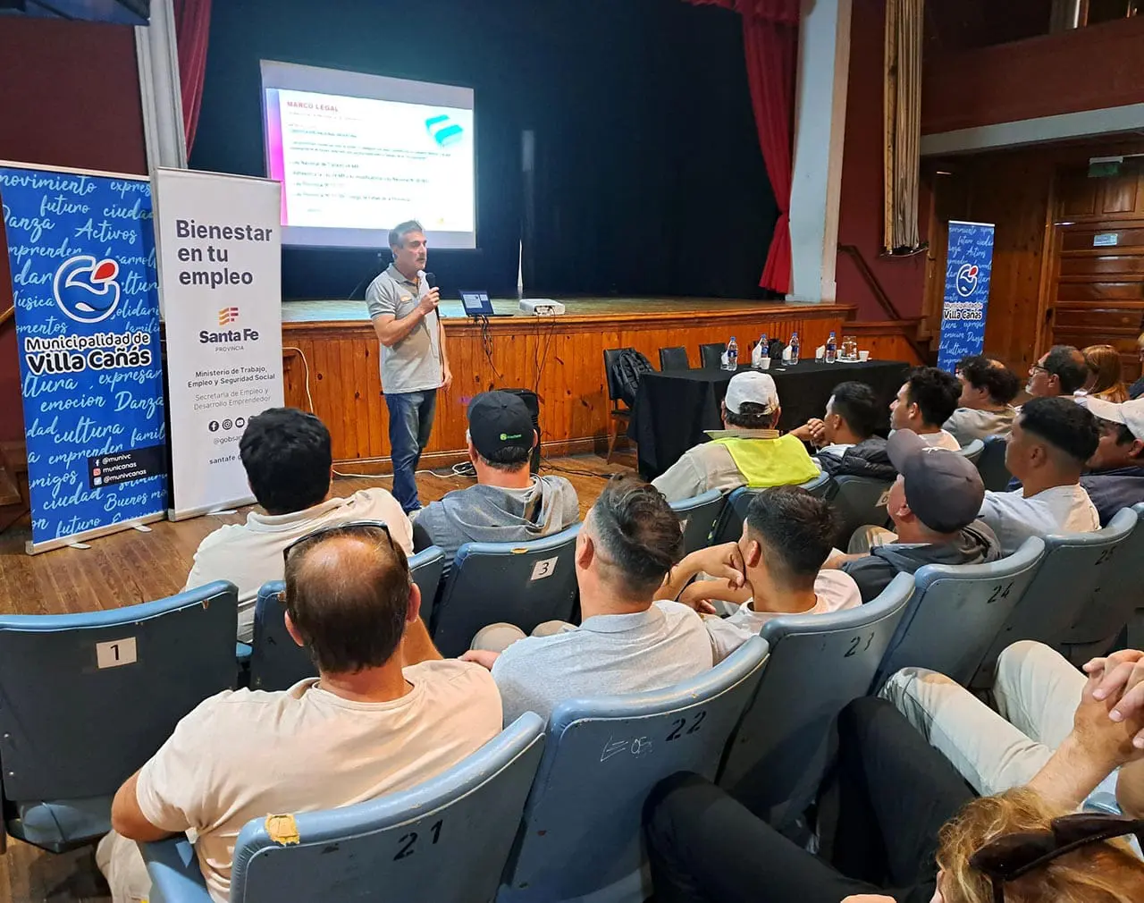 Villa Cañás: Jornada de capacitación sobre movilidad laboral segura