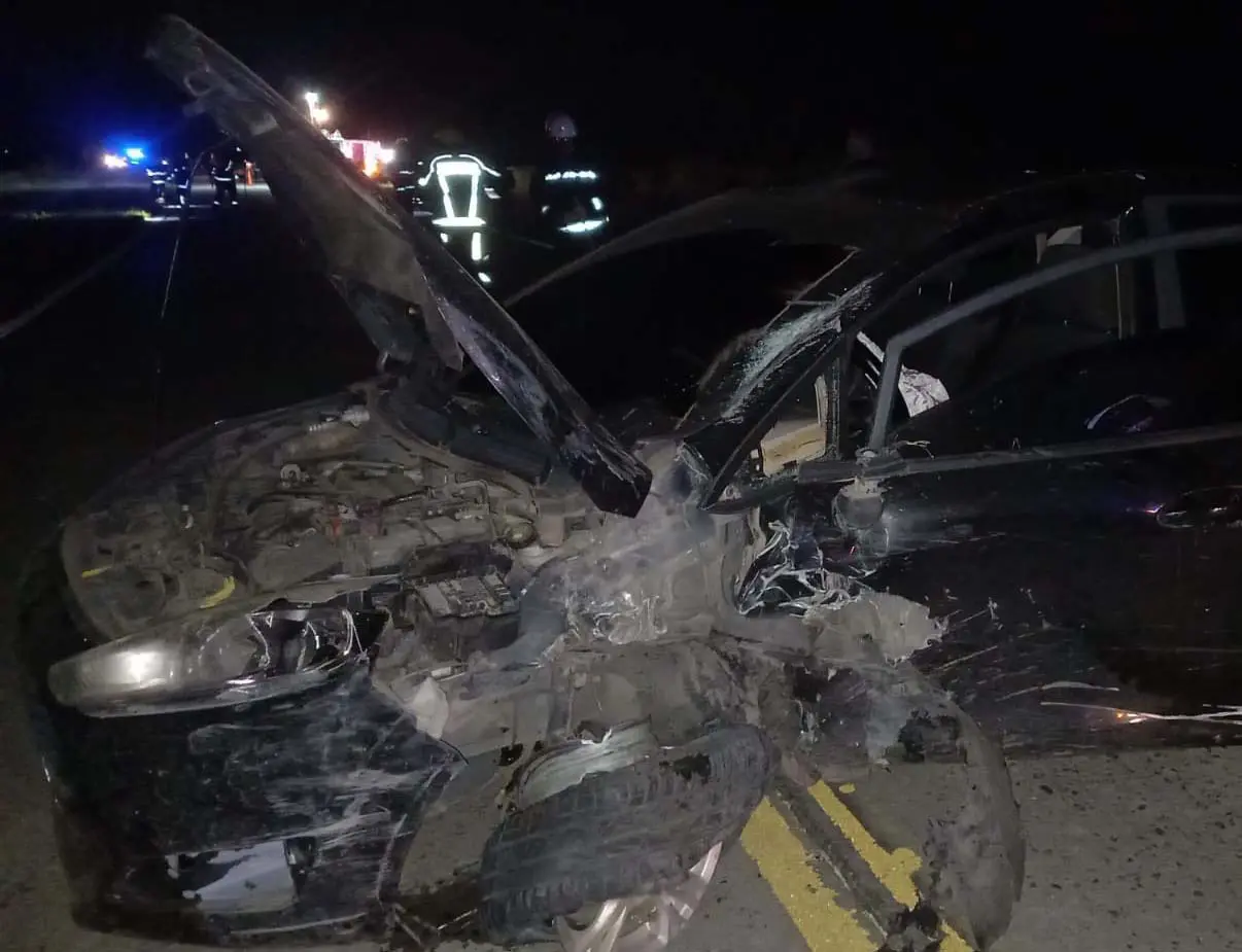 Teodelina: Tres personas heridas en un choque frontal sobre la Ruta 94