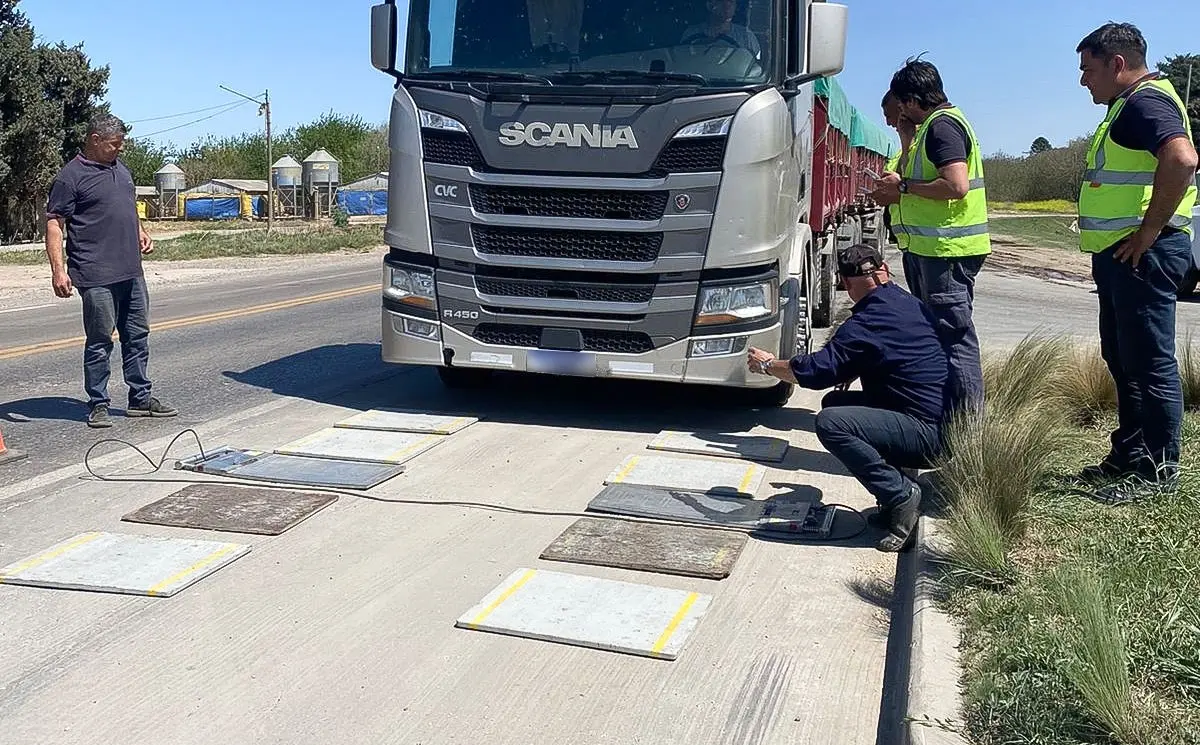Impulsan la instalación de una balanza de control de cargas en la Ruta Nº 90
