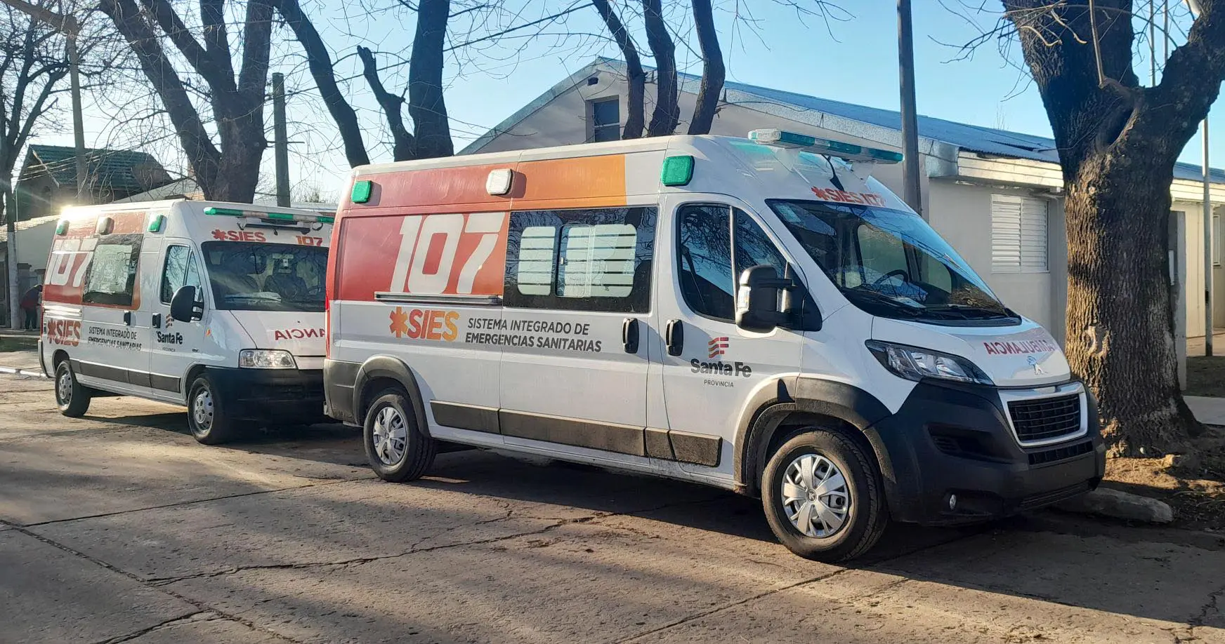 Villa Cañás: Un motociclista resultó lesionado tras engancharse con un cable a baja altura