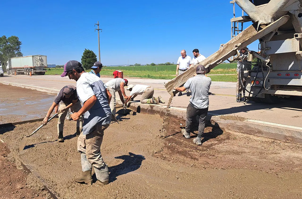 Villa Cañás: Avanzan nuevas obras viales en accesos estratégicos a la ciudad