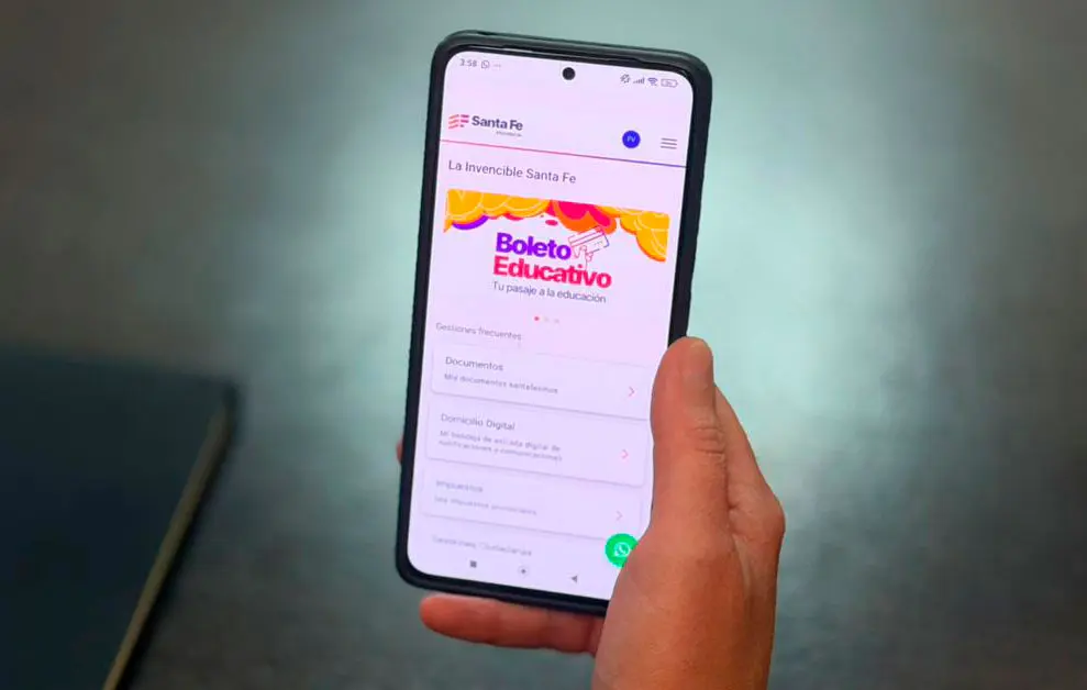 Mi Santa Fe: La aplicación que concentra documentos, trámites y servicios digitales de la provincia Mi Santa Fe: La aplicación que concentra documentos, trámites y servicios digitales de la provincia