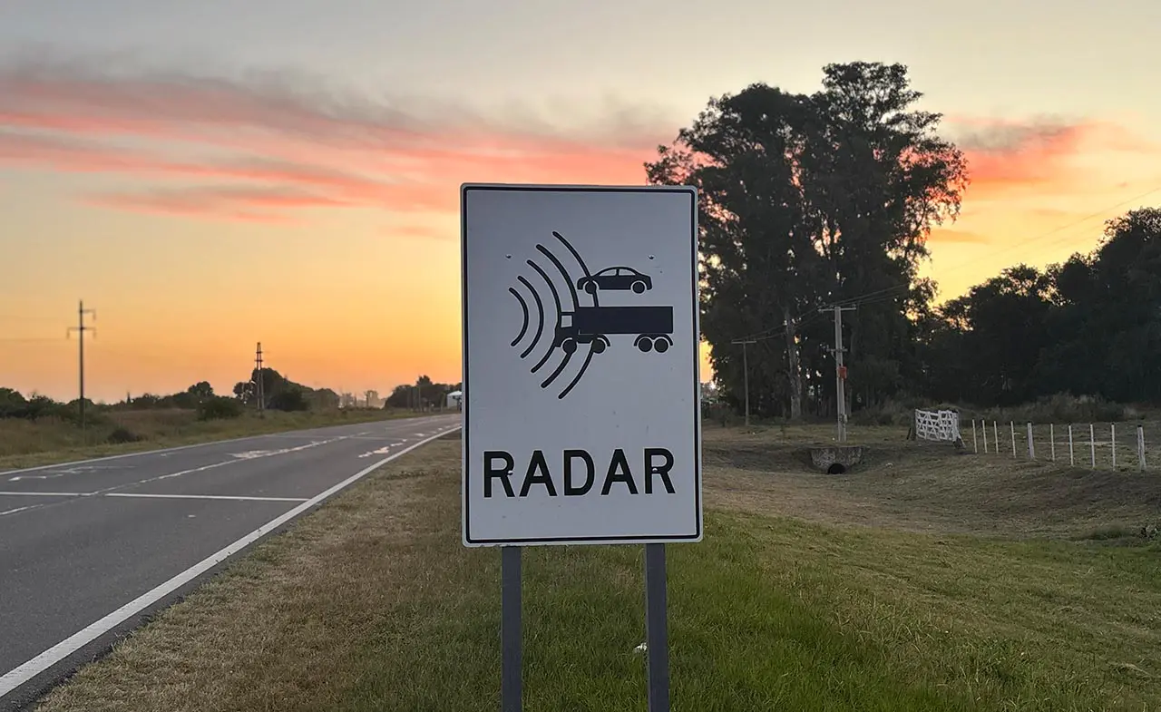 María Teresa puso en marcha radares de control de velocidad en la Ruta Provincial 14