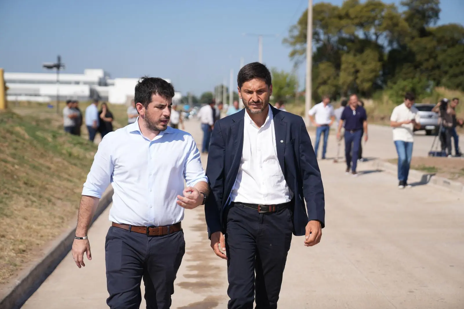 Obras viales, deportivas y urbanas: Pullaro supervisó trabajos en Venado Tuerto y la región