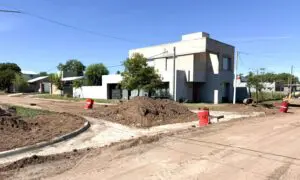 Villa Cañás: Avanzan nuevas obras de cordón cuneta en distintos sectores de la ciudad