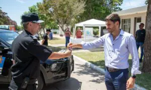 Pullaro recorrió localidades de los departamentos General López y Caseros