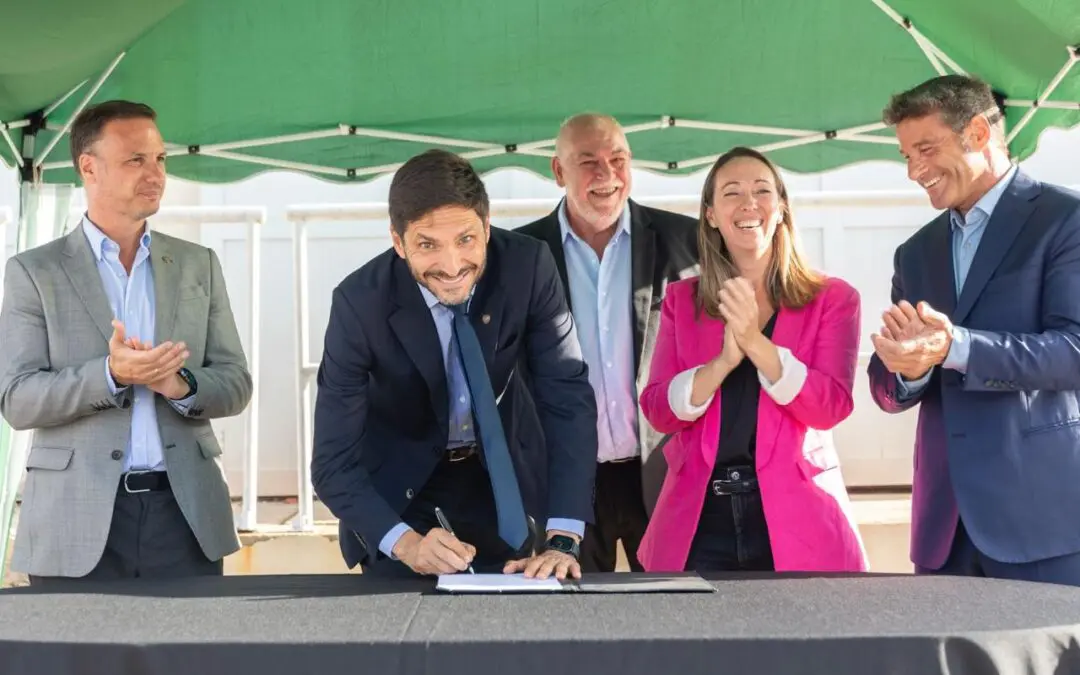 Venado Tuerto: Pullaro inauguró el nuevo edificio de la Escuela Secundaria Nº 238 Dr. Ricardo Torres Blanco