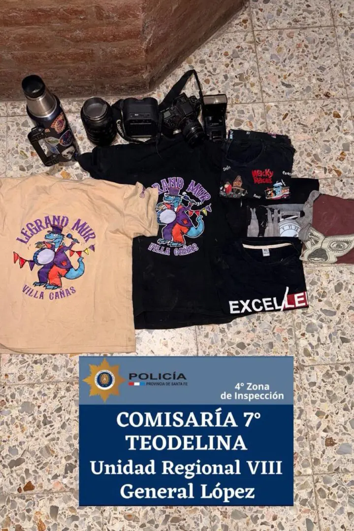 Teodelina: Allanamiento por robo terminó con un detenido