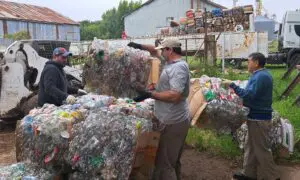 Villa Cañás entregó más de seis mil kilos de materiales reciclables