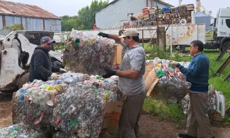 Villa Cañás entregó más de seis mil kilos de materiales reciclables