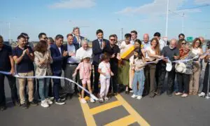 Provincia inauguró en Diego de Alvear obras viales y de saneamiento