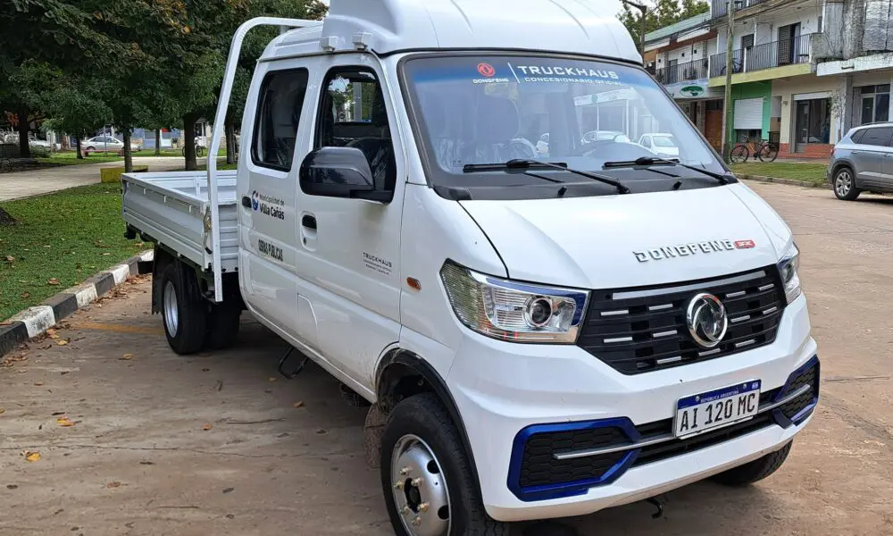 Villa Cañás sumó un nuevo camión para reforzar Obras Públicas