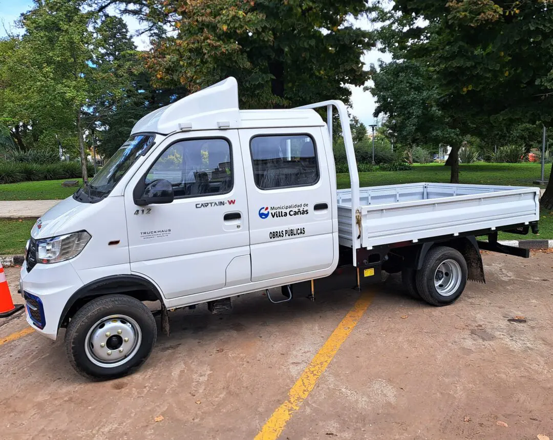 Villa Cañás sumó un nuevo camión para reforzar Obras Públicas
