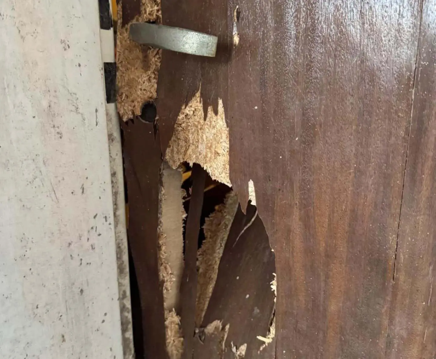 Venado Tuerto: Les robaron cinco veces y ahora destrozaron la puerta de la casa