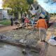 Villa Cañás: Continúan las obras de pavimento y suman una nueva cuadra en Calle 57