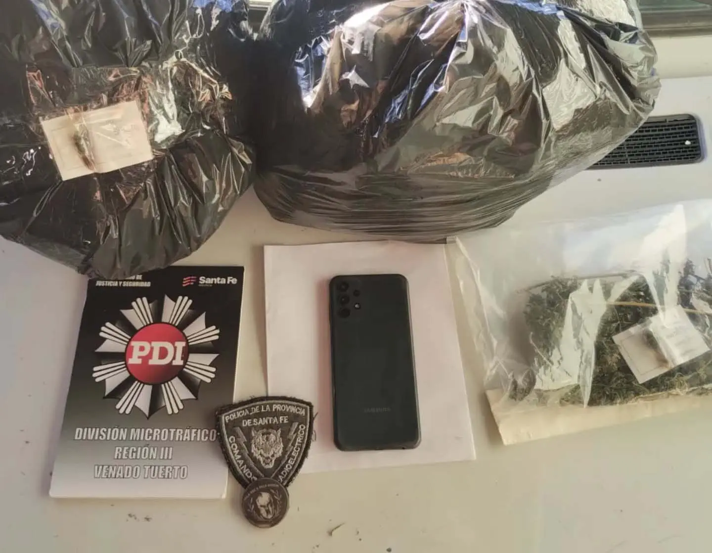 María Teresa: Allanaron una casa y secuestraron más de 3.5 kilos de marihuana