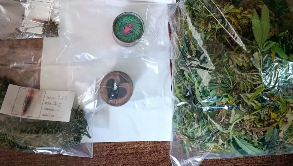 Hughes: Secuestran casi medio kilo de marihuana en un allanamiento