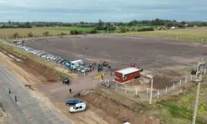 Venado Tuerto inauguró la playa para sacar camiones de los barrios
